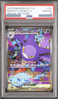 2025 Team Rocket's Crobat SAR [SV10 127/098] JP PSA 10