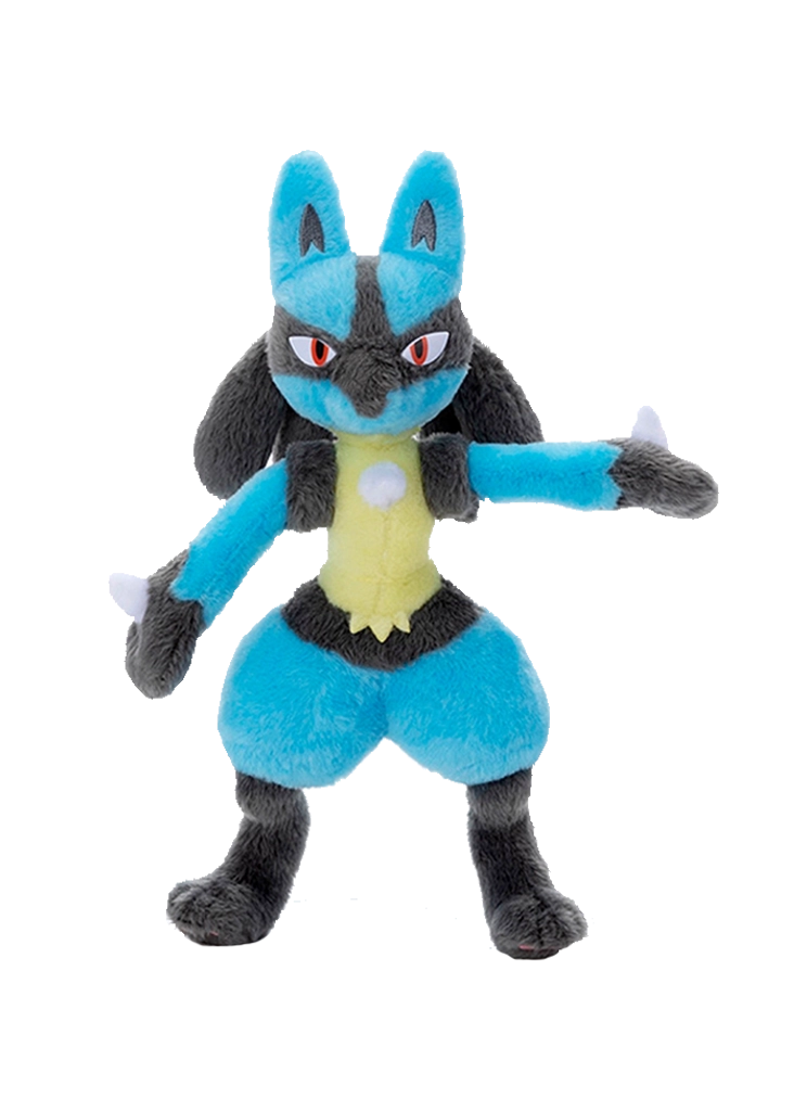 Lucario Plush (29 × 22.5 × 18 cm) - Pokémon Center