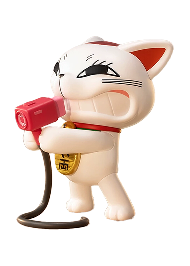 Blow Blast Turbo Granny Lucky Cat Figure — Funism