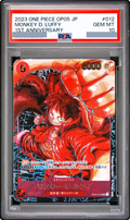 2023 Monkey.D.Luffy SR [ST01-012] JP PSA 10