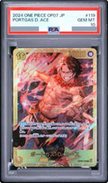 2024 Portgas.D.Ace SEC [OP07-119] JP PSA 10