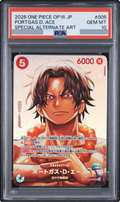2026 Portgas.D.Ace SR-SPC [ST15-005] JP PSA 10